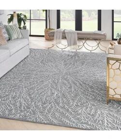 Michael Amini Ma30 Star SMR03 Slate/Teal 7 ft. 9 in. X 9 ft. 9 in. Area Rug