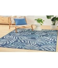 Nourison Garden Oasis Navy GOA01 4 ft. X 6 ft. Rectangle Rug