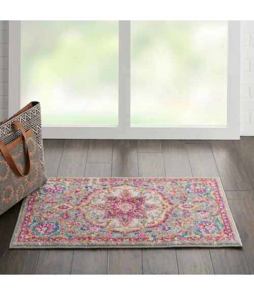 Nourison Passion Area Rug PSN22-Grey/Multi