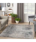 Nourison Quarry Blue Beige QUA02 4 ft. X 6 ft. Rect. Rug