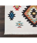 Nourison Home South Western White NAV07 3ft.11in. x 6ft.2in. Rect. Rug