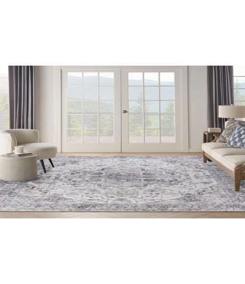 Nicole Curtis Machine Washable Series 1 Ivory Beige SR101 9 ft. 2 in. X 12 ft. Rectangle Rug