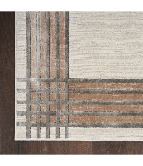 Nourison Desire Area Rug DSR01 Ivory/Silver