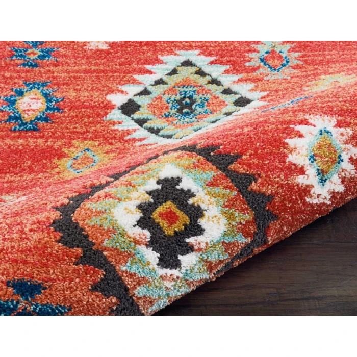 Nourison South Western Red NAV07 2ft.2in. x 7ft.9in. Rect. Rug