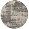 Calvin Klein CK950 Rush CK953 Grey Beige 4 ft. Round Area Rug