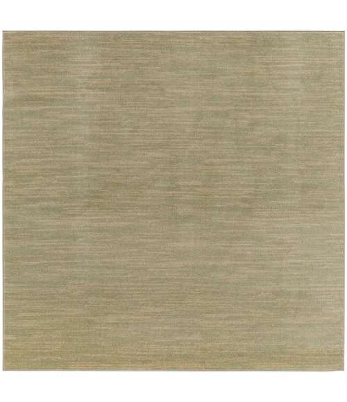 Nourison Home Nourison Essentials Green Gold NRE01 5 ft. Square Rug