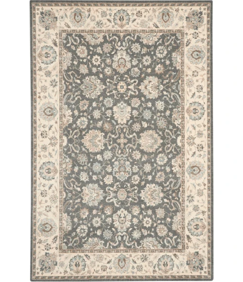 Nourison Living Treasures Area Rug LI16-Grey/Ivory