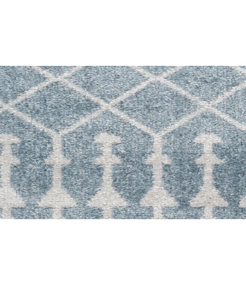 Nourison Astra Machine Washable Blue ASW10 7 ft. 10 in. Round Rug