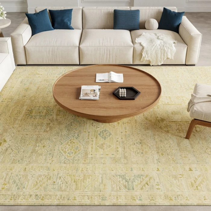 Nourison Home Odessa Green ODS08 5ft.6in. x 8ft. Rect. Rug