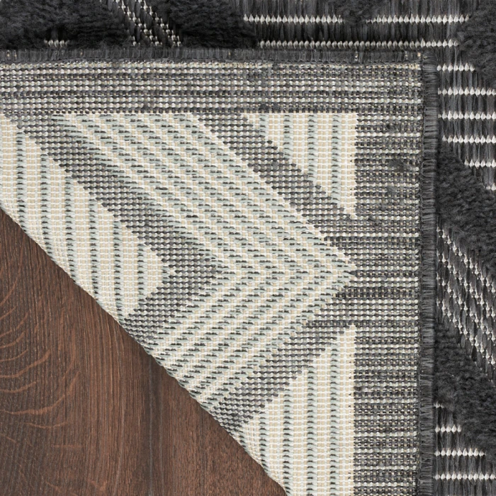 Nourison Versatile Area Rug NRV01 Charcoal/Black
