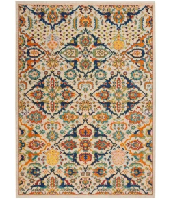 Nourison Home Allur ALR03 Ivory Multicolor 6 ft. X 9 ft. Area Rug