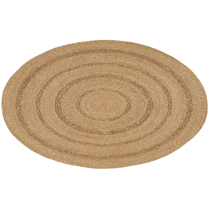 Nourison Natural Seagrass Natural NSG01 4 ft. Round Rug