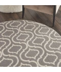 Nourison Jubilant Round Area Rug JUB19-Grey