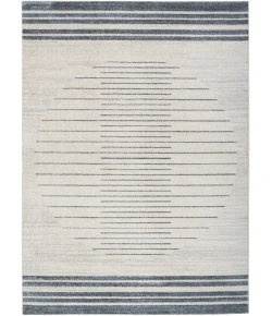 Nourison Home Astra Machine Washable ASW04 Ivory Blue 5 ft. 3 in. X 7 ft. Area Rug