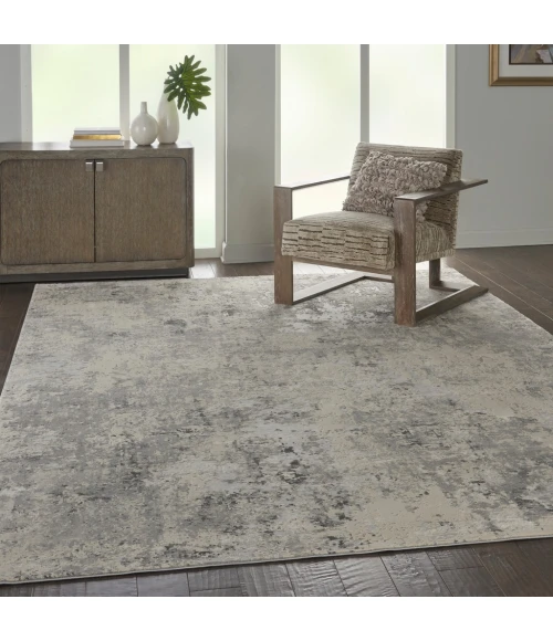 Nourison Rustic Textures Area Rug RUS07-Grey/Beige