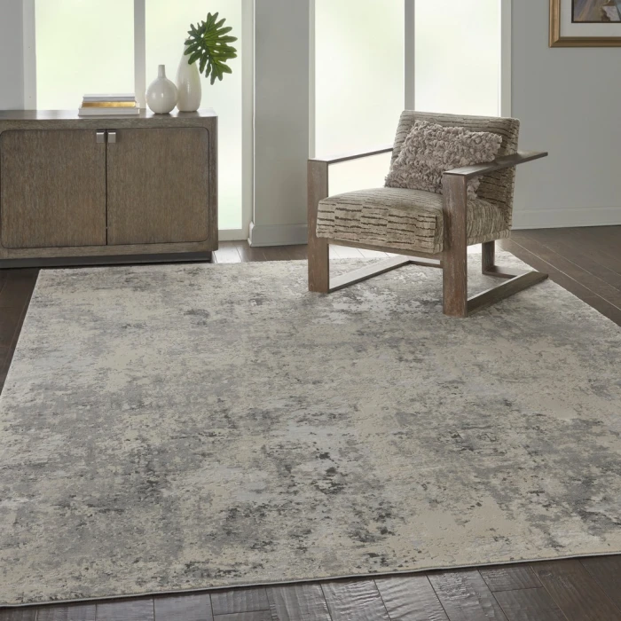 Nourison Rustic Textures Area Rug RUS07-Grey/Beige