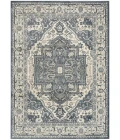 Nourison Quarry Navy Ivory QUA18 6 ft. X 9 ft. Rect. Rug