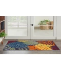 Nourison Aloha Navy Multicolor ALH05 2 ft. 8 in. X 4 ft. Rectangle Rug