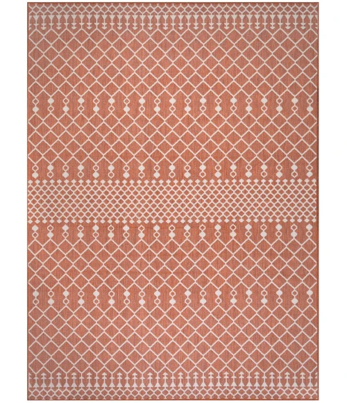 Nourison Positano Terracotta POS02 8 ft. X 10 ft. Rect. Rug