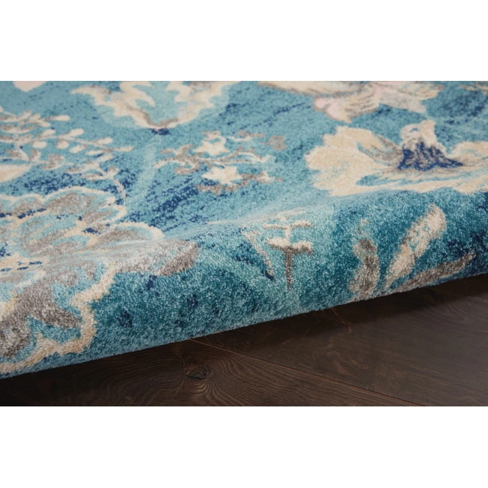 Nourison Tranquil Area Rug TRA02-Turquoise