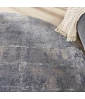 Nourison Rustic Textures Area Rug RUS06 Grey/Beige 7'10" Round