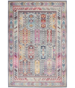 Nourison Home Vintage Kashan VKA06 Grey/Multi 5 ft. 3 in. X 7 ft. 10 in. Area Rug