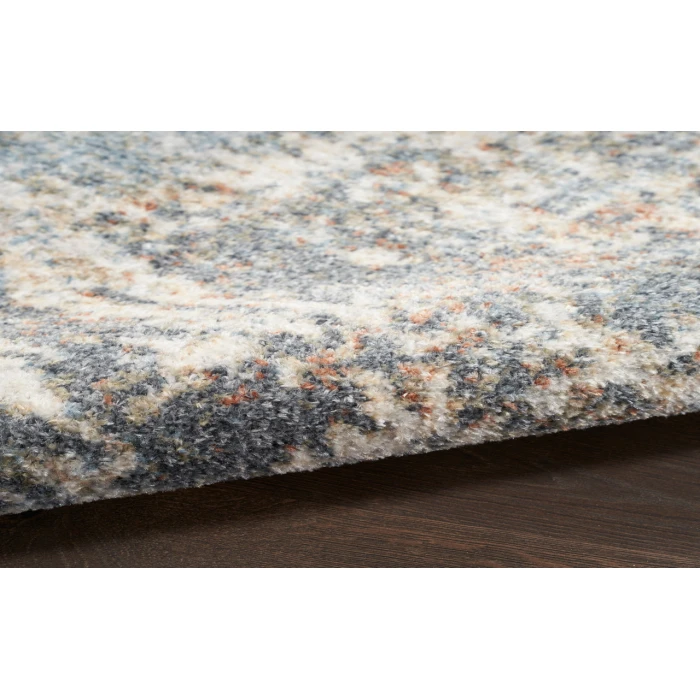 Nourison Astra Machine Washable Multicolor ASW07 7 ft. 10 in. Round Rug