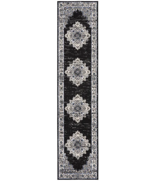 Nourison Passion Area Rug PSN03 Black Ivory