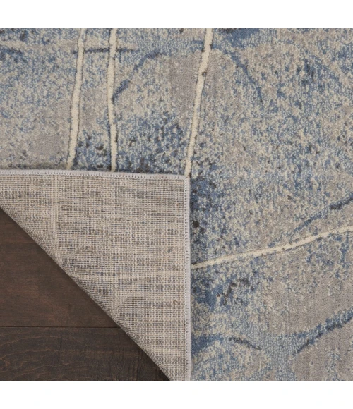 Nourison Somerset Area Rug ST74-Silver/Blue