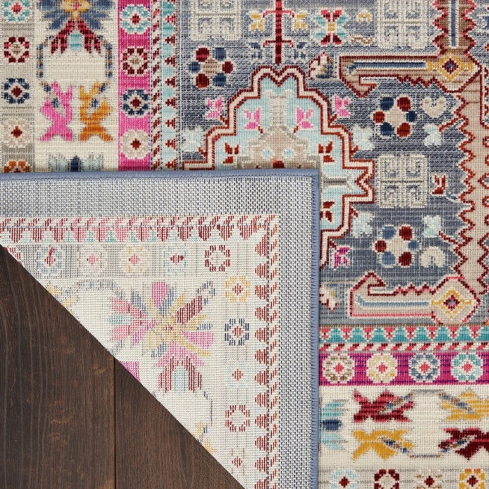Nourison Vintage Kashan Area Rug VKA05-Grey/Multi
