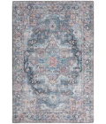 Nicole Curtis Machine Washable Series 1 Area Rug SR101 Light Blue Multi