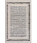 Nourison Serenity Home Grey Ivory SRH07 3 ft. 11 in. X 5 ft. 11 in. Rectangle Rug