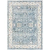Nourison Home Astra Machine Washable ASW20 Blue 5 ft. 3 in. X 7 ft. Area Rug