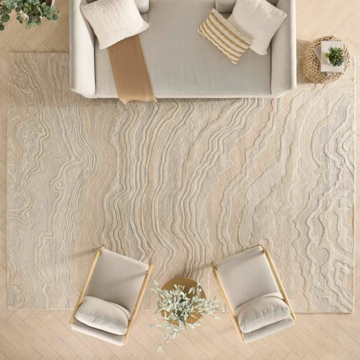 Nourison Graceful Beige GRU01 8 ft. X 10 ft. Rect. Rug