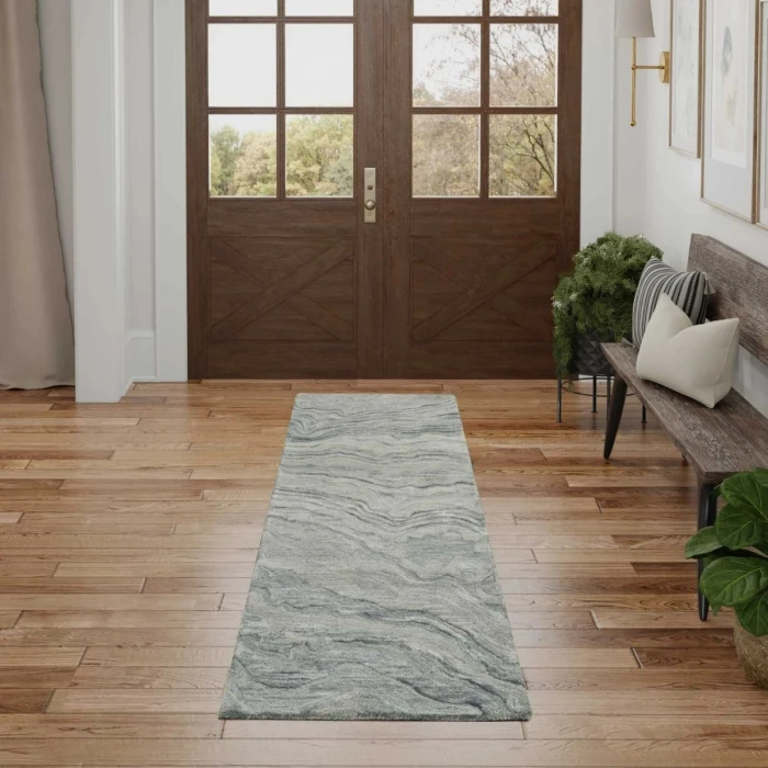 Nourison Graceful Blue GRU01 8 ft. X 10 ft. Rect. Rug