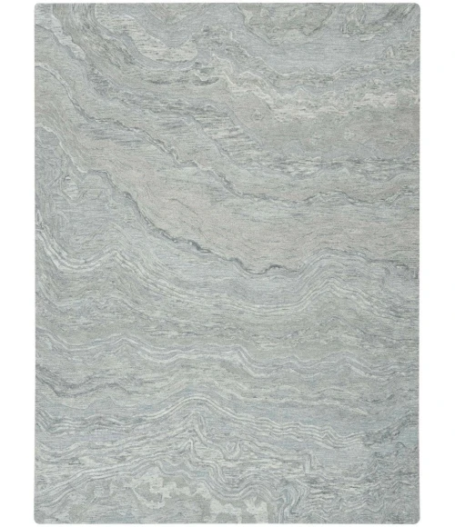 Nourison Graceful Blue GRU01 8 ft. X 10 ft. Rect. Rug