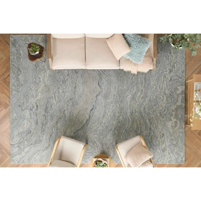 Nourison Graceful Blue GRU01 8 ft. X 10 ft. Rect. Rug