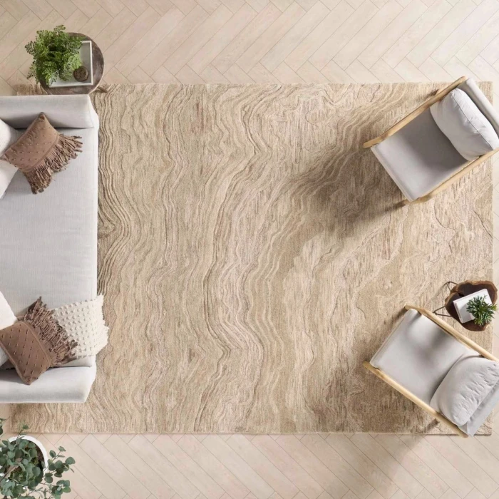 Nourison Graceful Taupe GRU01 5 ft. X 7 ft. Rect. Rug