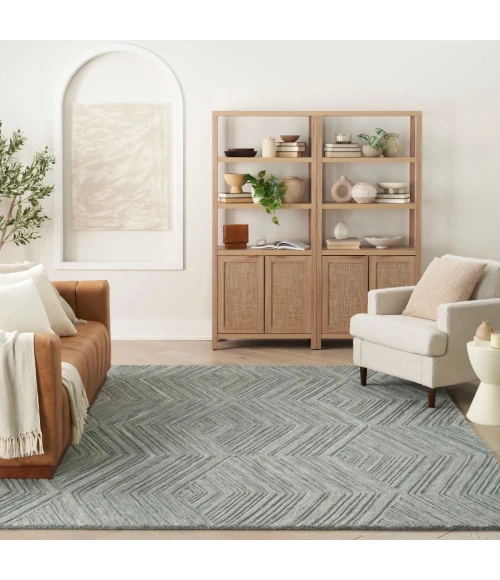 Nourison Graceful Blue GRU03 9 ft. X 12 ft. Rect. Rug