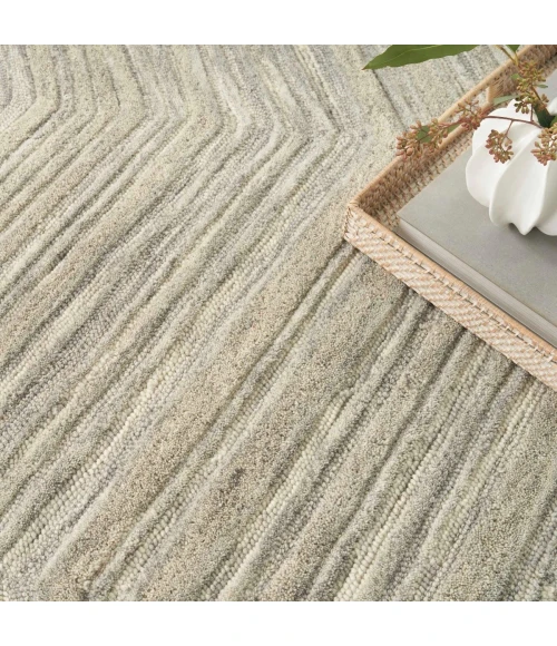 Nourison Graceful Grey GRU03 5 ft. X 7 ft. Rect. Rug