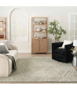 Nourison Home Graceful GRU03 Grey 5 ft. 3 in. X 7 ft. 3 in. Area Rug
