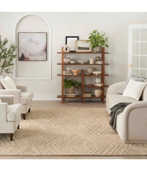 Nourison Graceful Taupe GRU03 9 ft. X 12 ft. Rect. Rug