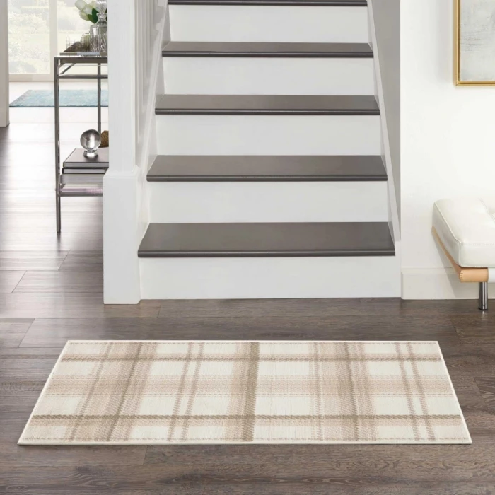 Nourison Grafix Ivory Beige GRF03 9 ft. X 12 ft. Rect. Rug