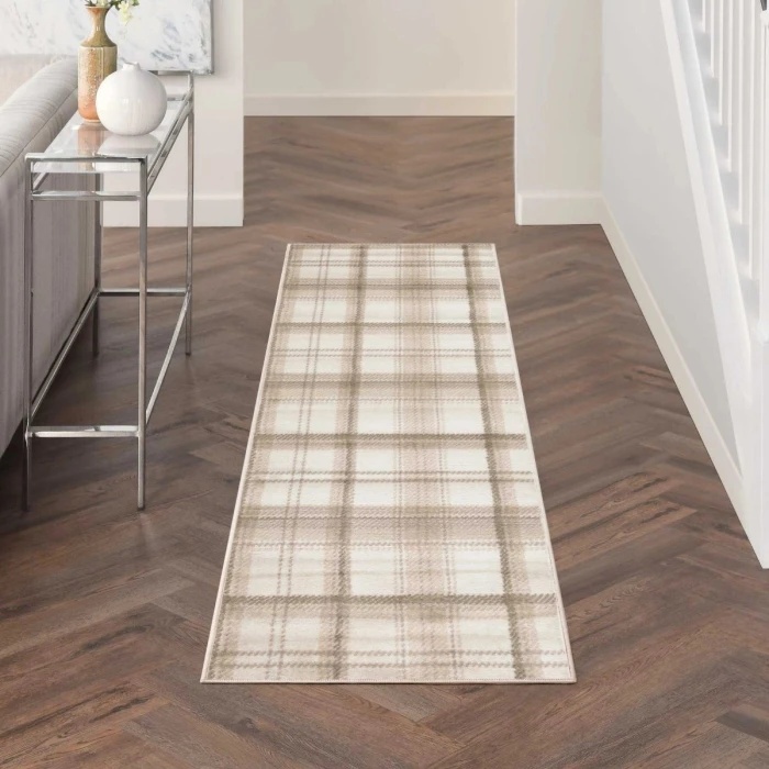 Nourison Grafix Ivory Beige GRF03 9 ft. X 12 ft. Rect. Rug