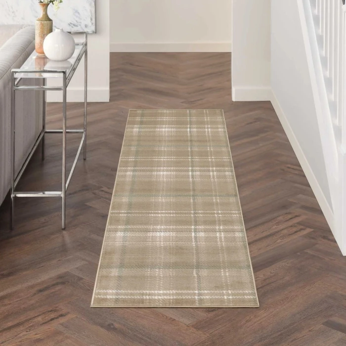 Nourison Grafix Taupe GRF03 9 ft. X 12 ft. Rect. Rug