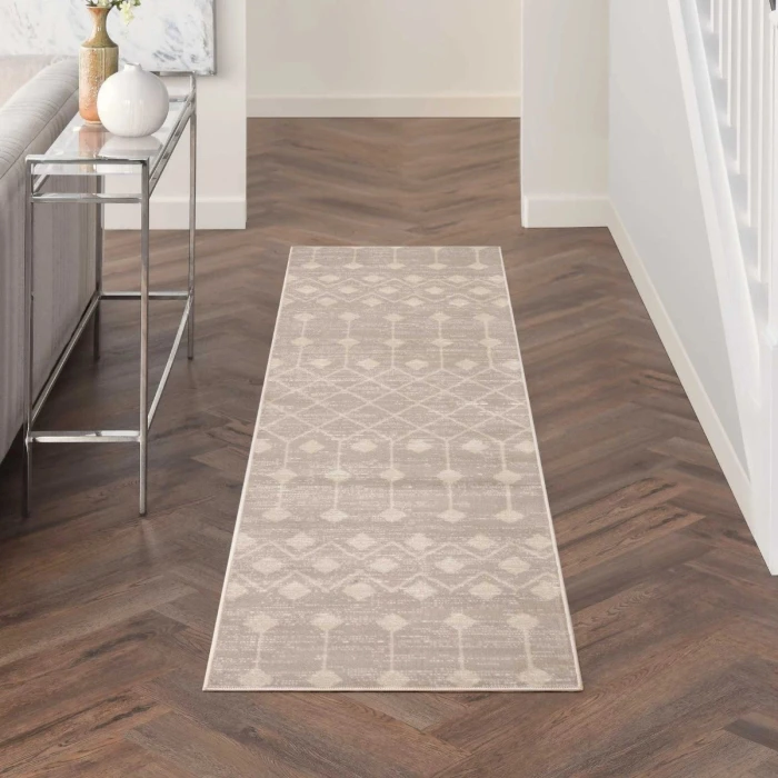 Nourison Grafix Beige GRF37 9 ft. X 12 ft. Rect. Rug