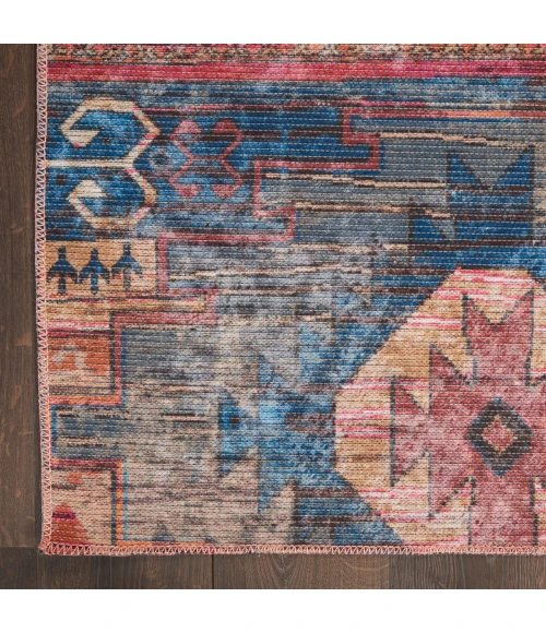 Nicole Curtis Machine Washable Series 1 Area Rug SR106 Multicolor 2' x 4'