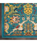 Nourison Allur Area Rug ALR03-Turquoise Ivory