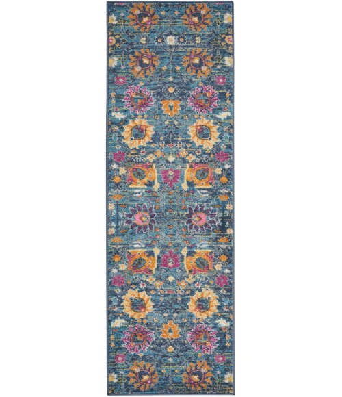 Nourison Passion Runner Area Rug PSN01-Denim