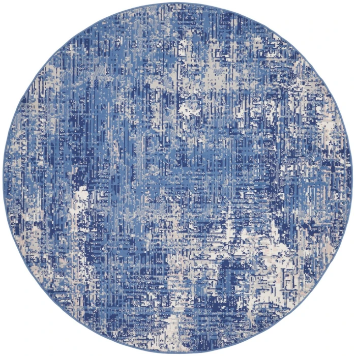 Nourison Whimsicle Area Rug WHS08-Blue Ivory